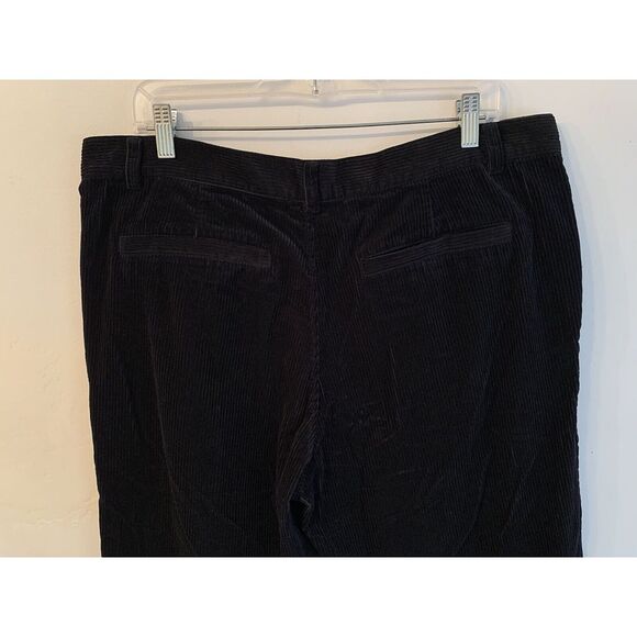COS Corduroy Pants Mens Black Straight Soft Cotton Chino Slacks 38x27 - Picture 5 of 12